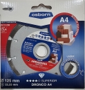 Dronco A4 - 125 mm Diamant Trennscheibe Abrasives Gestein